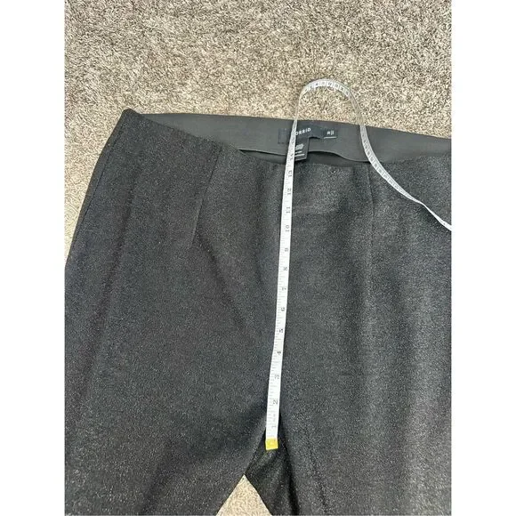 Torrid Flare Metallic Glitter Black Stretch Lurex High Rise Pull-on Pants 3X - Picture 9 of 11